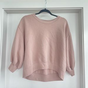 Abercrombie light pink sweater SMALL